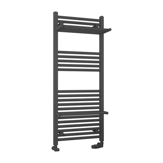Eastbrook Haddenham Designer Towel Rail 1200mm x 500mm Matt Anthracite | 61.0070
