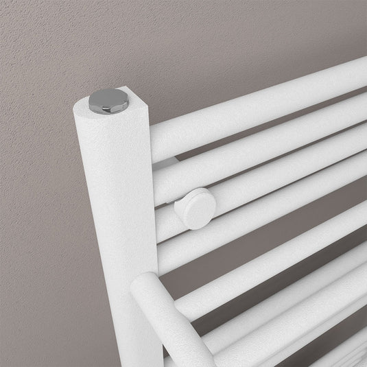 Eastbrook Haddenham Designer Towel Rail 1200mm x 600mm Matt White | 61.0069