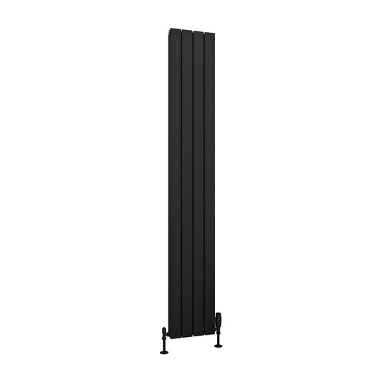 Eastbrook Hadleigh 1800 x 275mm Aluminium Radiator Matt Black | 86.0262