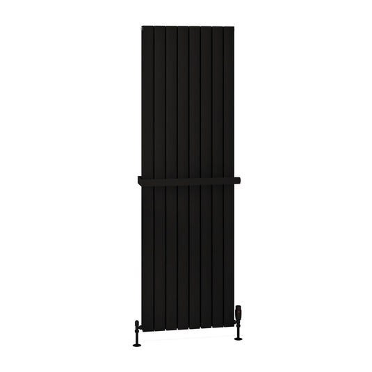 Eastbrook Hadleigh 1800 x 555mm Aluminium Radiator Matt Black | 86.0460