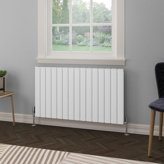 Eastbrook Hadleigh 600 x 1045mm Aluminium Radiator Matt White | 86.0244