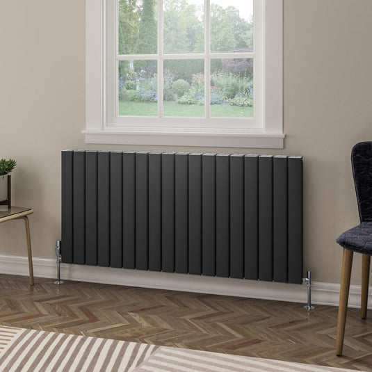 Eastbrook Hadleigh 600 x 1255mm Aluminium Radiator Matt Anthracite | 86.0253