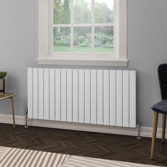 Eastbrook Hadleigh 600 x 1255mm Aluminium Radiator Matt White | 86.0245
