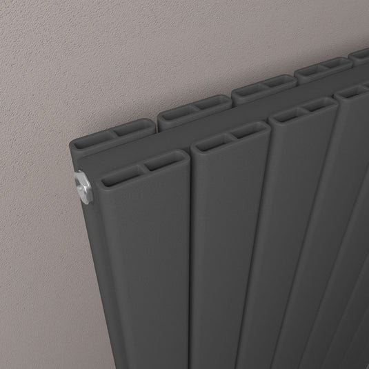 Eastbrook Hadleigh 600 x 1395mm Aluminium Radiator Matt Anthracite | 86.0474
