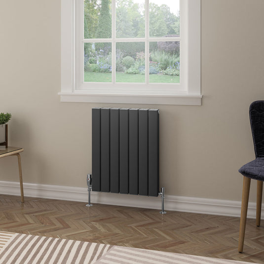 Eastbrook Hadleigh 600 x 485mm Aluminium Radiator Matt Anthracite | 86.0249