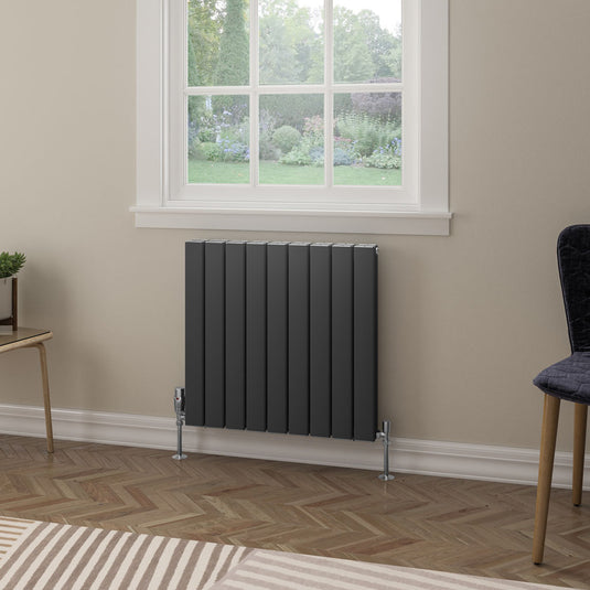 Eastbrook Hadleigh 600 x 625mm Aluminium Radiator Matt Anthracite | 86.0250