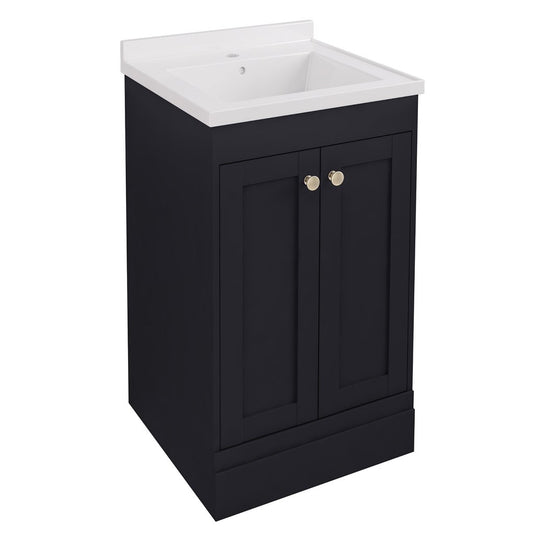 Eastbrook Hardwick 500mm Straight Floorstanding Unit Anthracite | 36.2031