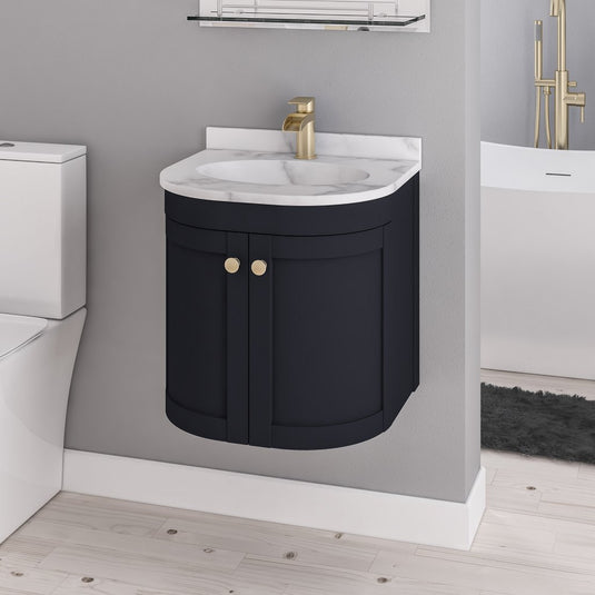 Eastbrook Hardwick 500mm Wall Hung Vanity Unit Anthracite | 36.2012
