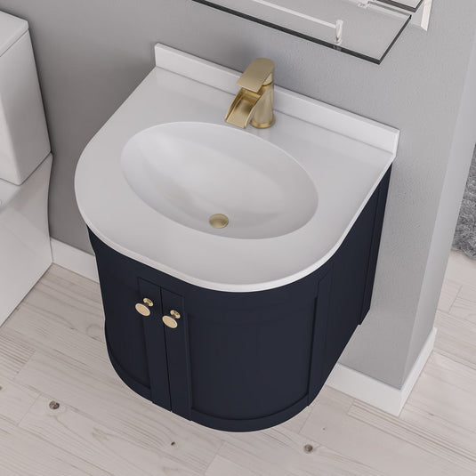 Eastbrook Hardwick 900mm Polymarble Basin White | 36.2017