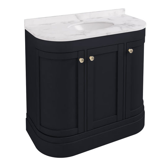 Eastbrook Hardwick 900mm Single Bowl Floor Standing Vanity Unit Anthracite | 36.2067