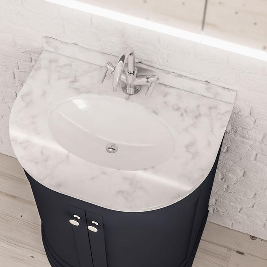 Eastbrook Hardwick Traditional 600mm Quartz Basin White Quartz | 36.4002