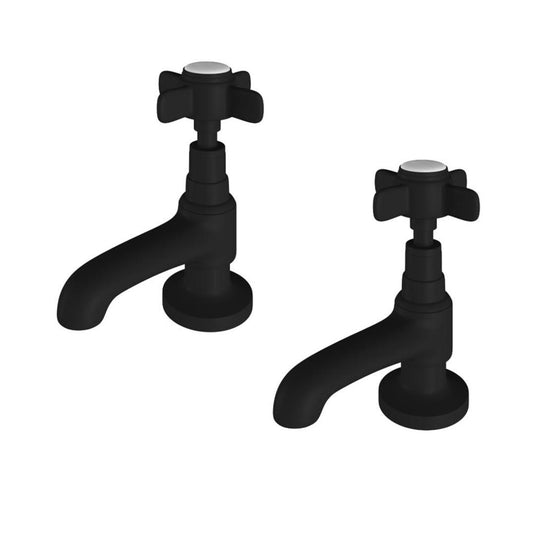 Eastbrook Haymarket Luxury Basin Taps Black | 79.2001