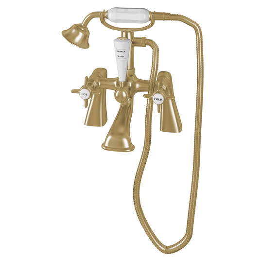 Eastbrook Haymarket Luxury Bath Shower Mixer Brushed Brass | 79.2011