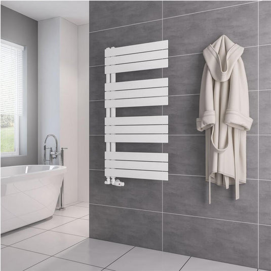 Eastbrook Helmsley 1150 x 600mm Towel Rail Matt White | 89.0617