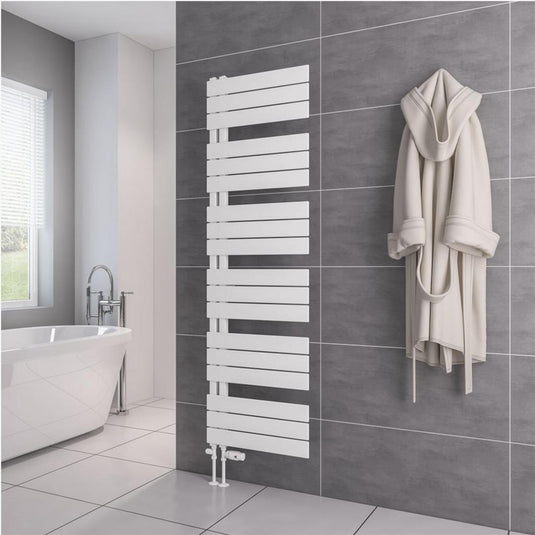 Eastbrook Helmsley 1640 x 500mm Towel Rail Matt White | 89.0620