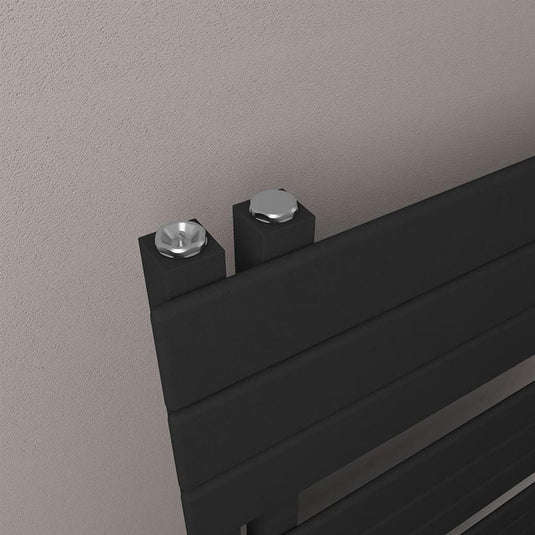 Eastbrook Helmsley 1640 x 600mm Towel Rail Matt Black | 89.0645