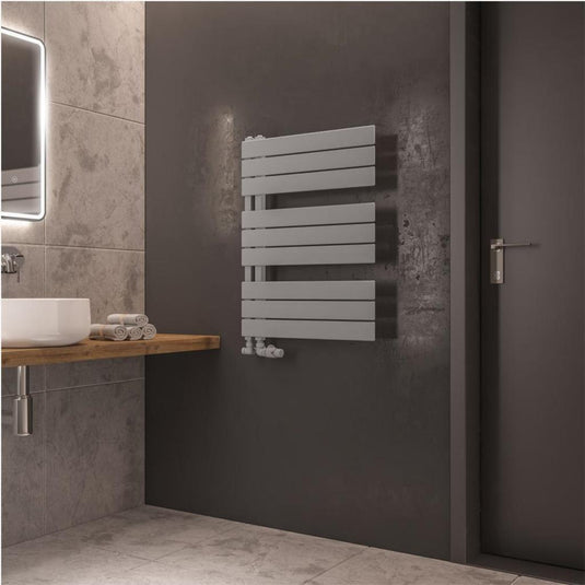 Eastbrook Helmsley 800 x 600mm Towel Rail Matt Grey | 89.0623