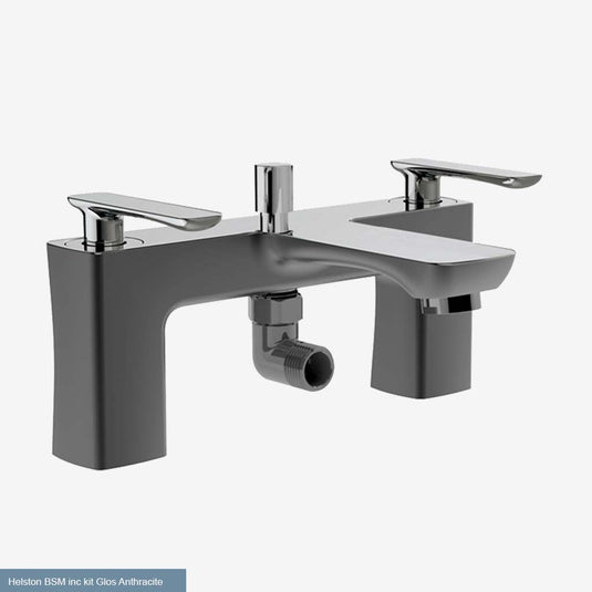 Eastbrook Helston Bath Shower Mixer inc Kit Anthracite | 93.0109