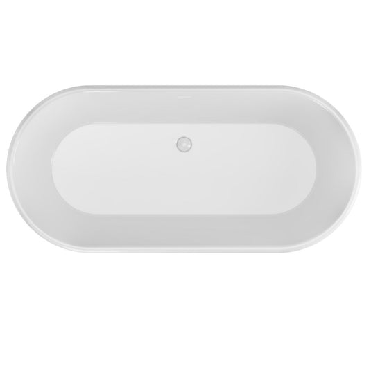 Eastbrook Henley 1650mm Freestanding Bath (Inc Waste) White | 33.0041