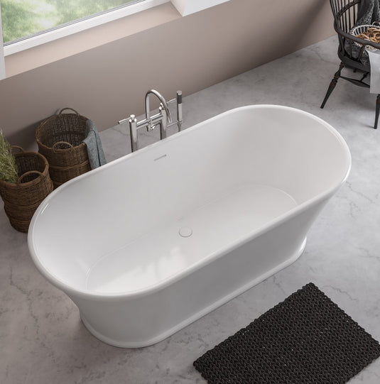 Eastbrook Henley 1650mm Freestanding Bath (Inc Waste) White | 33.0041