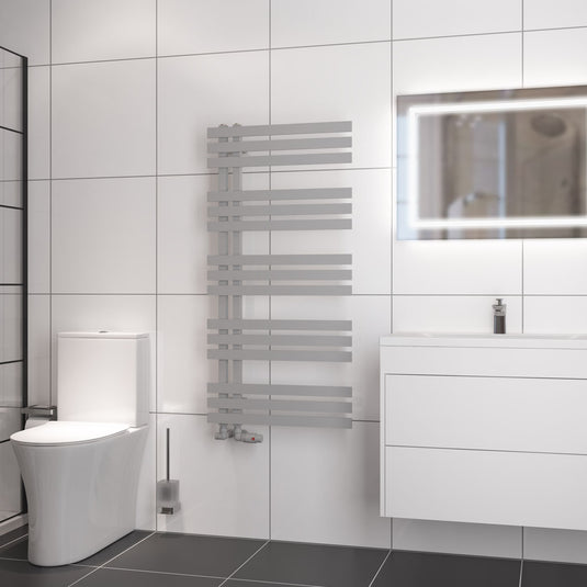 Eastbrook Hurley 1200 x 600mm Towel Rail Matt Grey | 89.0557