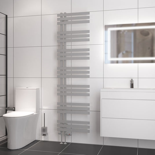 Eastbrook Hurley 1800 x 500mm Towel Rail Matt Grey | 89.0558