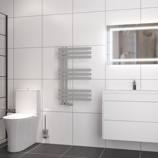 Eastbrook Hurley 800 x 500mm Towel Rail Matt Grey | 89.0554