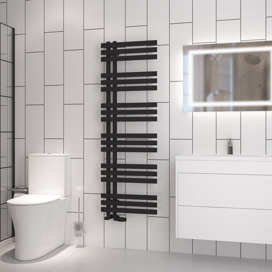 Eastbrook Hurley Towel Rail 1500x500mm Matt Black | 89.1737