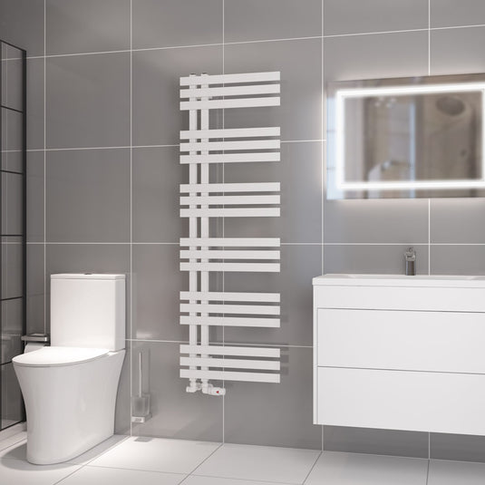 Eastbrook Hurley Towel Rail 1500x500mm Matt White | 89.1729