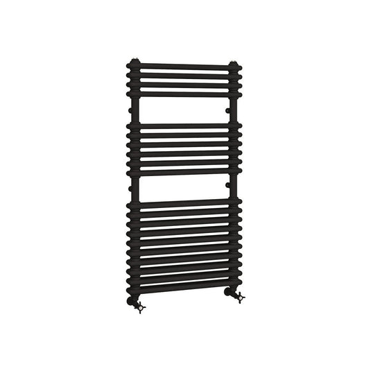 Eastbrook Imperia 2 1140 x 600mm Column Towel Multirail Matt Black | 41.0836
