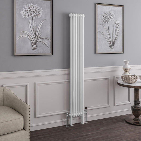 Eastbrook Imperia 2 1800 x 290mm Column Radiator Gloss White | 41.0391