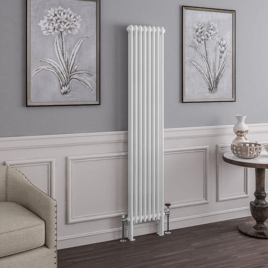 Eastbrook Imperia 2 1800 x 380mm Column Radiator Gloss White | 41.0341