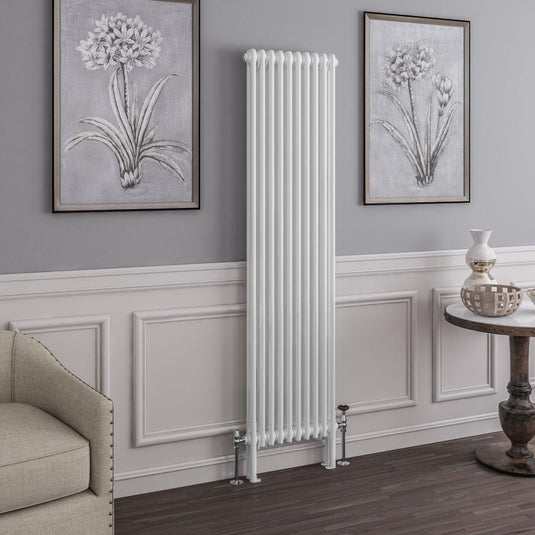 Eastbrook Imperia 2 1800 x 470mm Column Radiator Gloss White | 41.0340