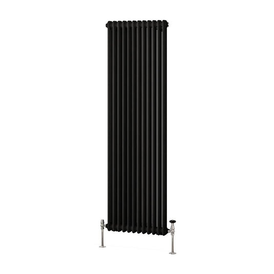 Eastbrook Imperia 2 1800 x 560mm Column Radiator Matt Black | 41.0934