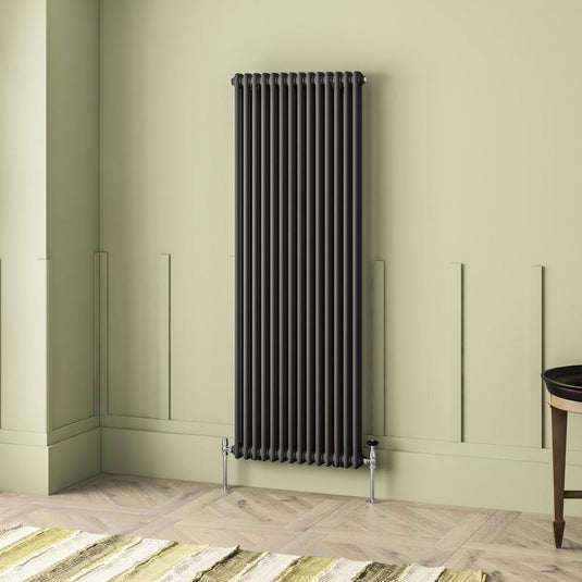 Eastbrook Imperia 2 1800 x 650mm Column Radiator Matt Anthracite | 41.0932
