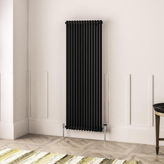 Eastbrook Imperia 2 1800 x 650mm Column Radiator Matt Black | 41.0936