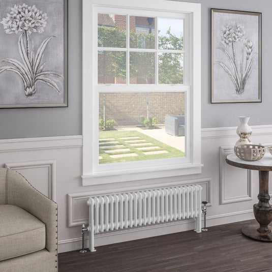 Eastbrook Imperia 2 300 x 1145mm Column Radiator Gloss White | 41.0383