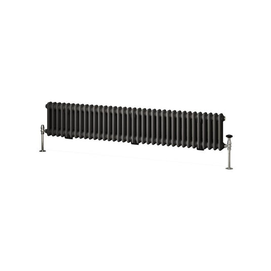 Eastbrook Imperia 2 300 x 1640mm Column Radiator Matt Anthracite | 41.0899