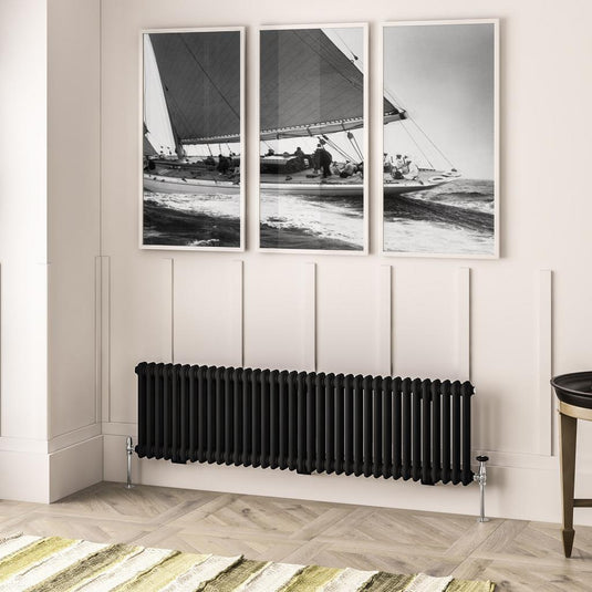 Eastbrook Imperia 2 450 x 1460mm Column Radiator Matt Black | 41.0918
