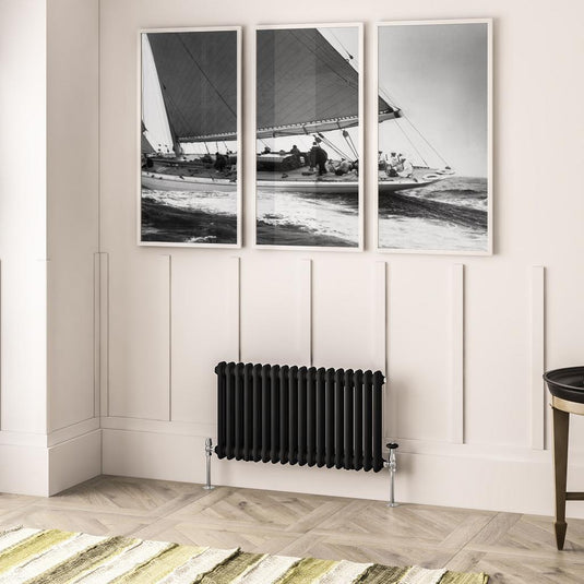 Eastbrook Imperia 2 450 x 830mm Column Radiator Matt Black | 41.0915