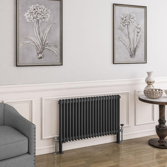 Eastbrook Imperia 2 600 x 1010mm Column Radiator Matt Anthracite | 41.0398