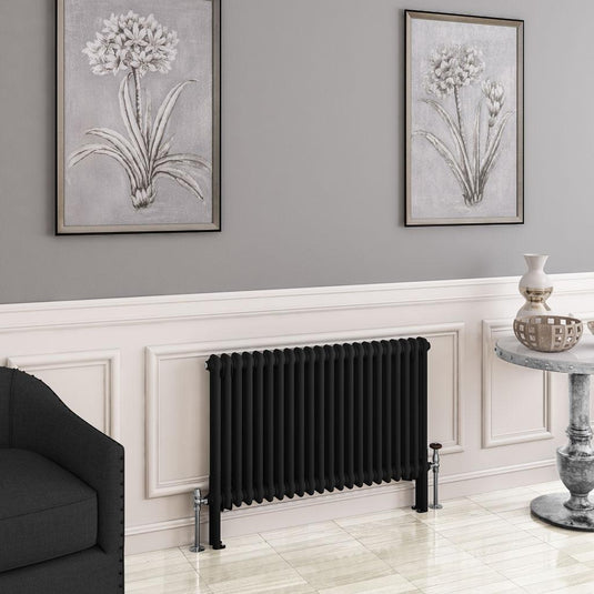 Eastbrook Imperia 2 600 x 1010mm Column Radiator Matt Black | 41.0757