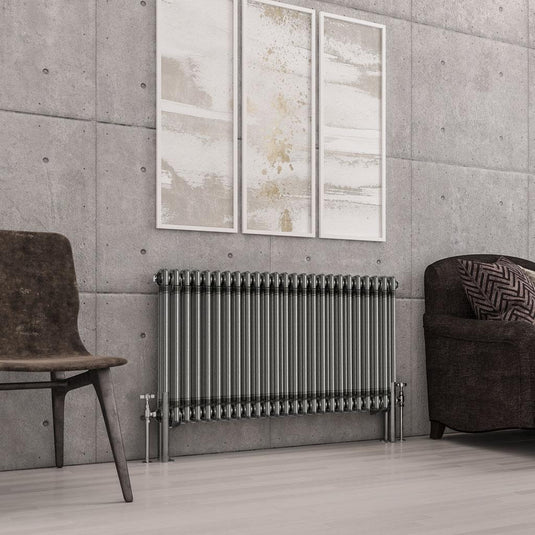 Eastbrook Imperia 2 600 x 1145mm Column Radiator Bare Metal | 41.0421