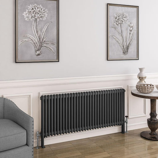 Eastbrook Imperia 2 600 x 1460mm Column Radiator Matt Anthracite | 41.0399