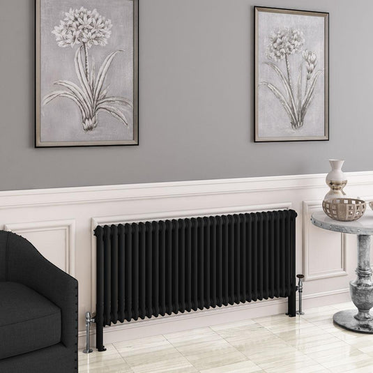 Eastbrook Imperia 2 600 x 1460mm Column Radiator Matt Black | 41.0759