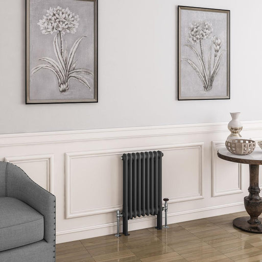 Eastbrook Imperia 2 600 x 425mm Column Radiator Matt Anthracite | 41.0394