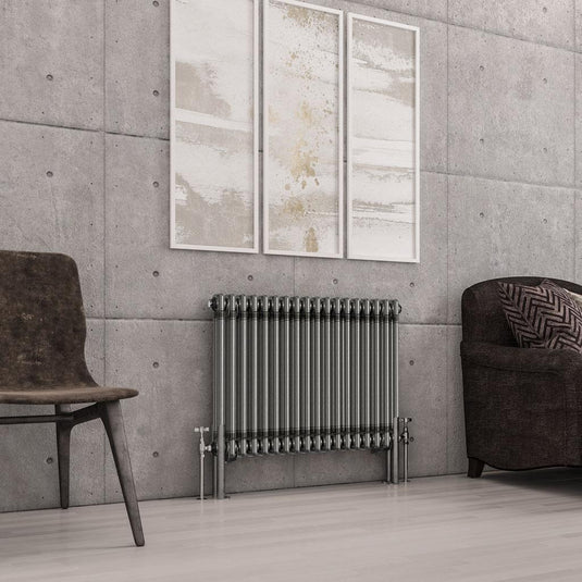 Eastbrook Imperia 2 600 x 830mm Column Radiator Bare Metal | 41.0420