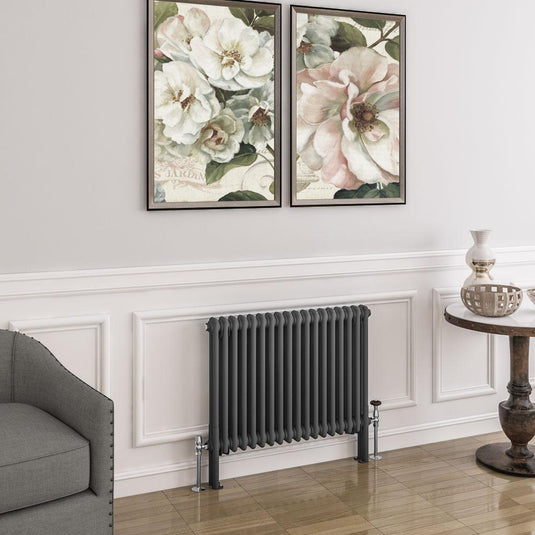 Eastbrook Imperia 2 600 x 830mm Column Radiator Matt Anthracite | 41.0343