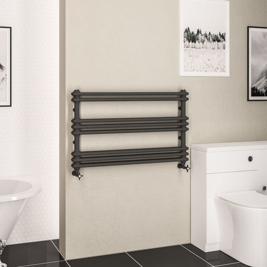 Eastbrook Imperia 2 612 x 1000mm Column Towel Multirail Matt Anthracite | 41.0823