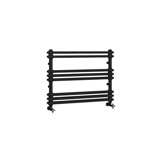 Eastbrook Imperia 2 612 x 800mm Column Towel Multirail Matt Black | 41.0830